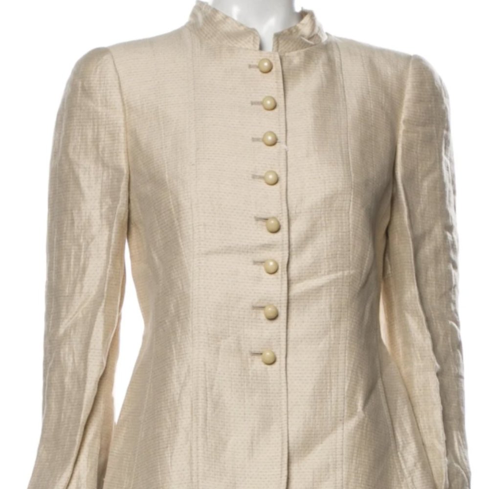 Armani Collezioni Linen Evening Jacket